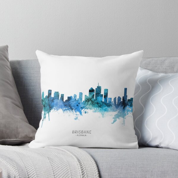 Item preview, Brisbane Australia Skyline designed and sold by ArtPrints.