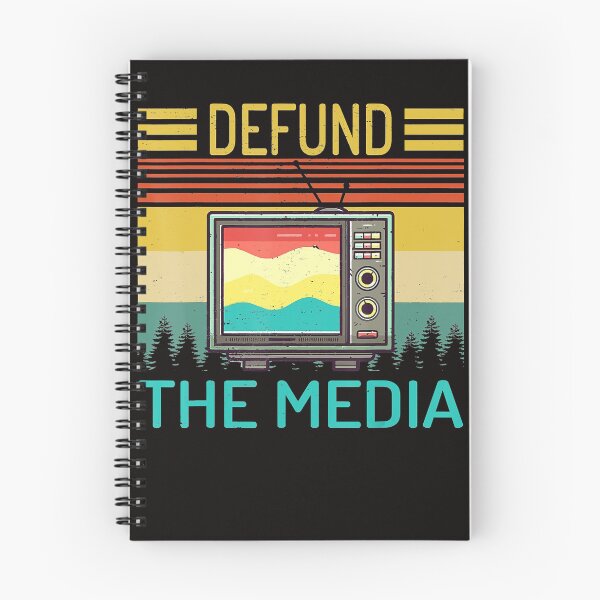 Item preview, Defund the media retro Vintage designed and sold by Brigitte98.