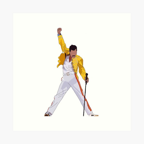 Freddie Mercury Kunstdruck