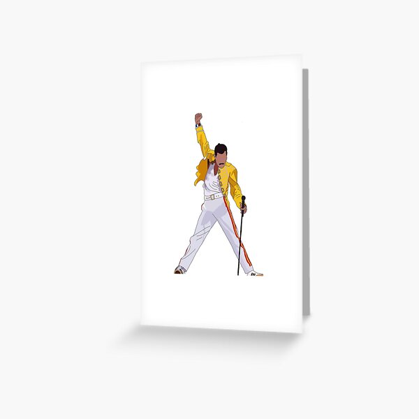 Freddie Mercury Greeting Card