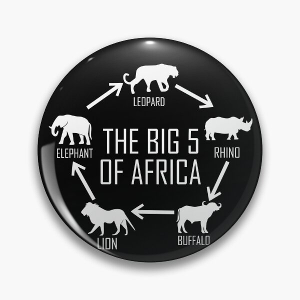 Item preview, Big Five Game from Africa designed and sold by TeeZoneZtore.
