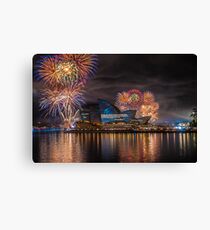 Sydney Fleet Review Canvas Print