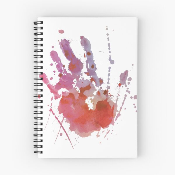Item preview, An abstract image on a palm made of watercolor blots designed and sold by Olena Ambrosova.