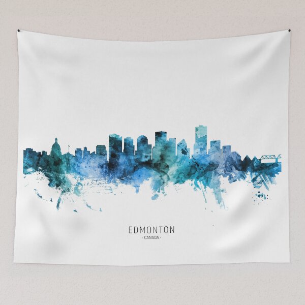 Item preview, Edmonton Canada Skyline designed and sold by ArtPrints.