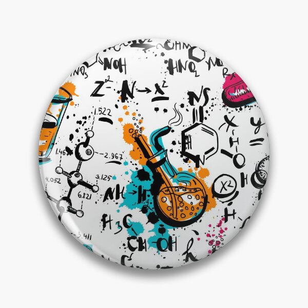 Item preview, Vintage seamless pattern old chemistry laboratory with tubes and formulas. designed and sold by kateja.