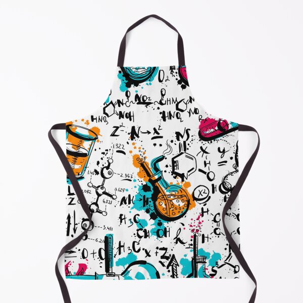 Item preview, Vintage seamless pattern old chemistry laboratory with tubes and formulas. designed and sold by kateja.