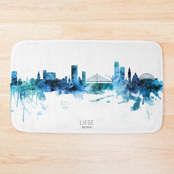 Item preview, Liege Belgium Skyline designed and sold by ArtPrints.