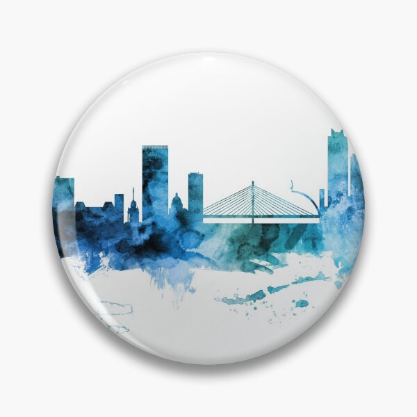 Item preview, Liege Belgium Skyline designed and sold by ArtPrints.