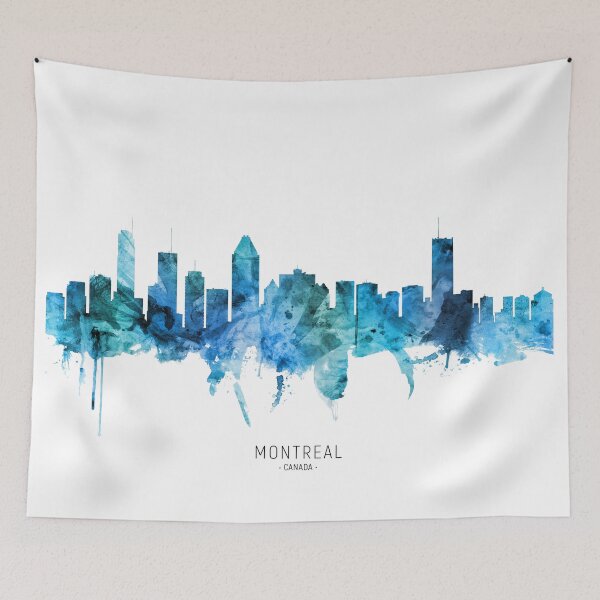 Item preview, Montreal Canada Skyline designed and sold by ArtPrints.