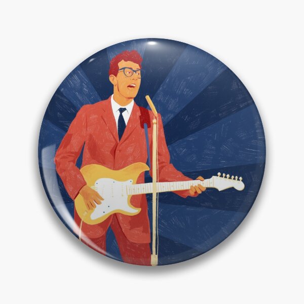 Item preview, Buddy Holly pencil portrait designed and sold by JustineLecouffe.