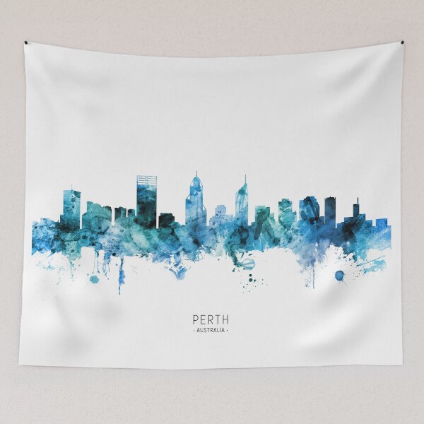 Item preview, Perth Australia Skyline designed and sold by ArtPrints.
