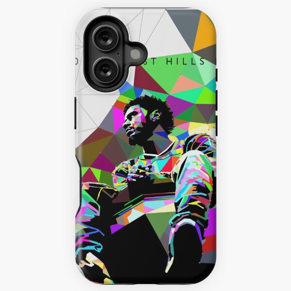 Aperçu de l'œuvre J. Cole abstract  créée et vendue par throwback.