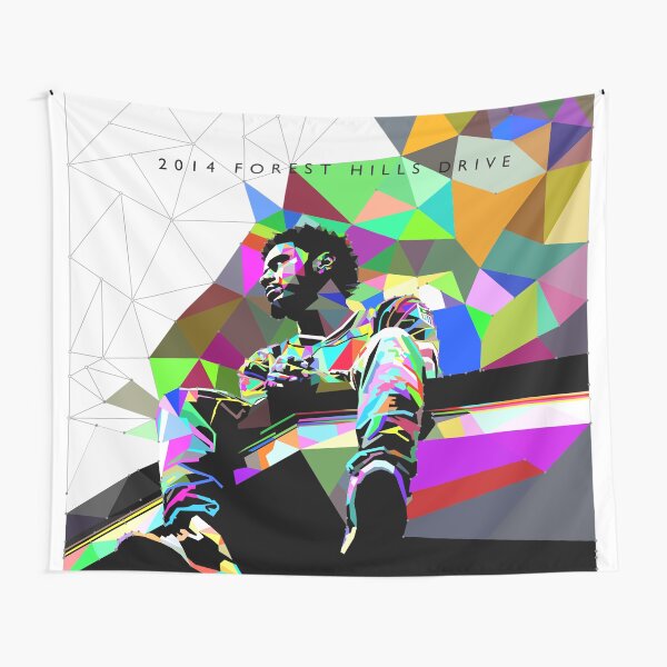 Item preview, J. Cole abstract  designed and sold by throwback.