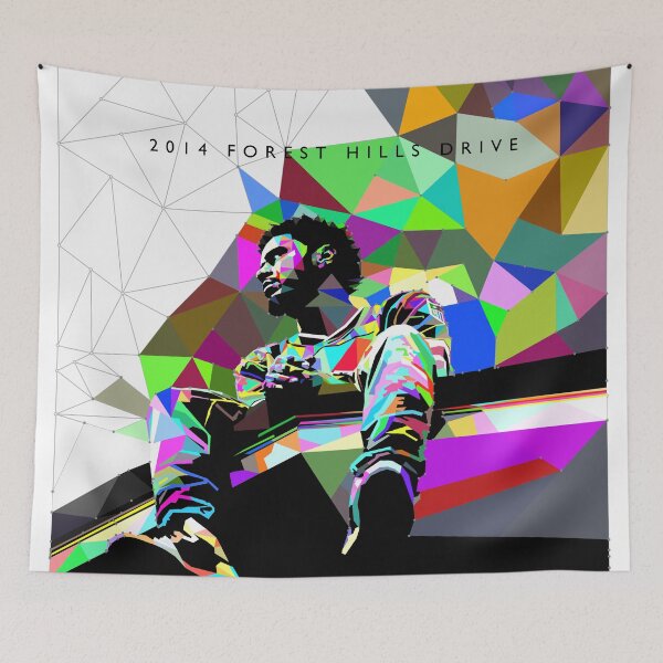 Item preview, J. Cole abstract  designed and sold by throwback.