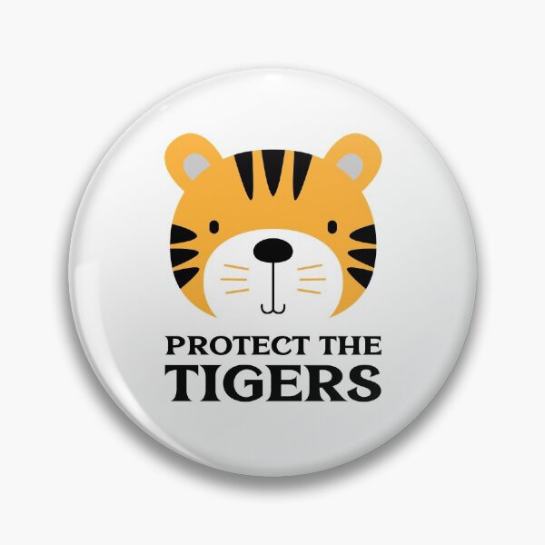 Item preview, Protect the Tigers Cute Tiger Face designed and sold by quoteology.