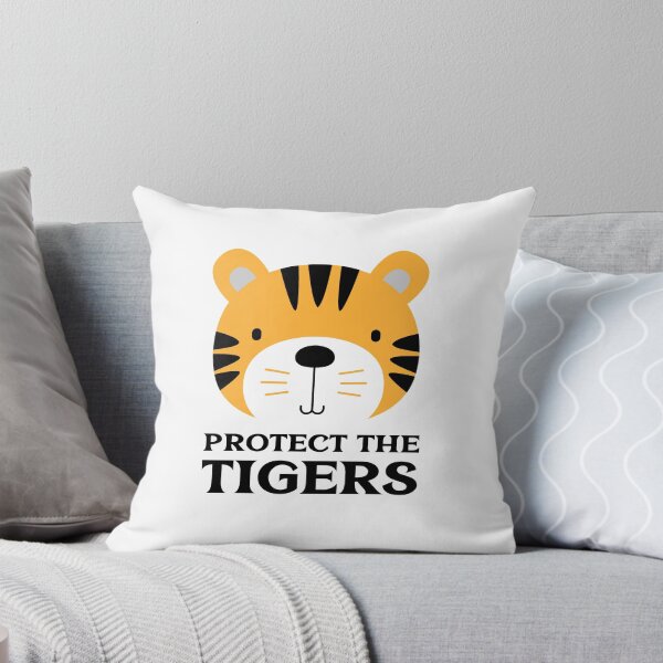 Item preview, Protect the Tigers Cute Tiger Face designed and sold by quoteology.
