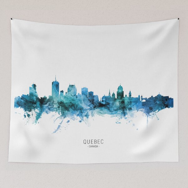 Item preview, Quebec Canada Skyline designed and sold by ArtPrints.