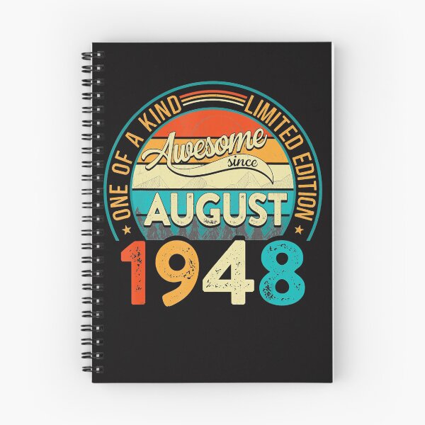 Item preview, Distressed Vintage Awesome Since August 1948 72 Years Old designed and sold by Lykhota97.