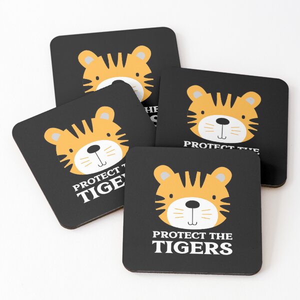 Item preview, Cute Tiger Face Protect the Tigers designed and sold by quoteology.