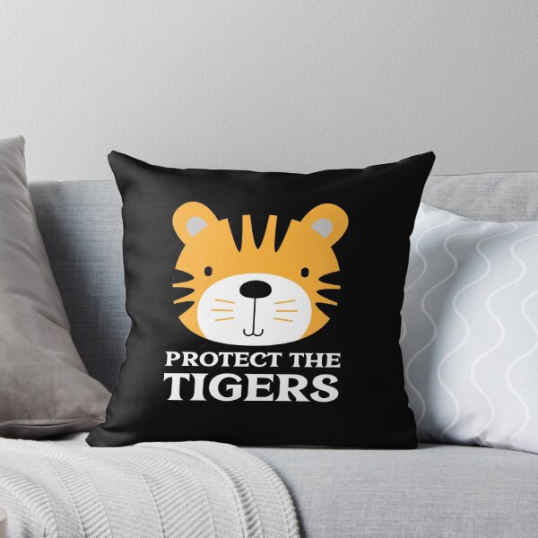 Item preview, Cute Tiger Face Protect the Tigers designed and sold by quoteology.