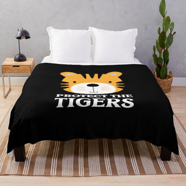 Item preview, Cute Tiger Face Protect the Tigers designed and sold by quoteology.