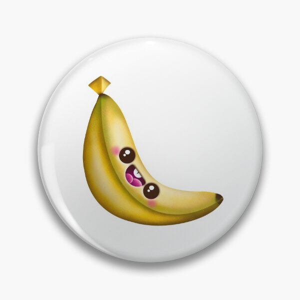 Artikelvorschau, Banana Kawaii Cute Realistic Digital Art entworfen und verkauft von MMArtStudio.