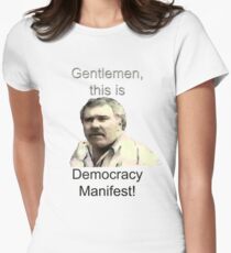 Democracy Manifest Women's Fitted T-Shirt