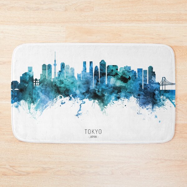 Artikelvorschau, Tokyo Japan Skyline entworfen und verkauft von ArtPrints.