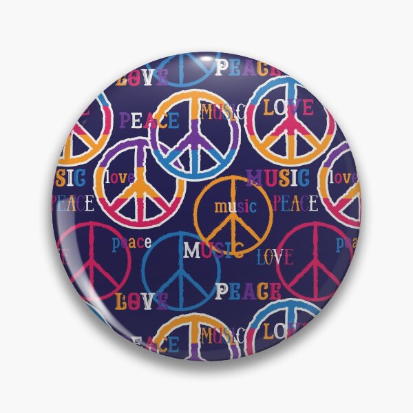 Item preview, Hippie peace symbol. Peace, love, music sign. Colorful background. designed and sold by kateja.