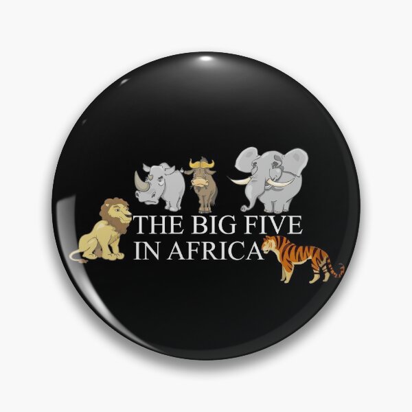 Item preview, Big Five- Living in Africa designed and sold by TeeZoneZtore.