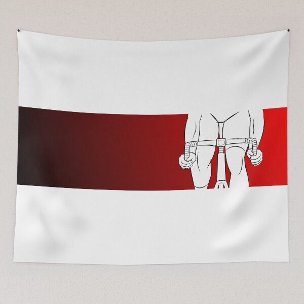 Item preview, Crit Cyclist Front Line Art Red Gradient designed and sold by RabeDesigns.