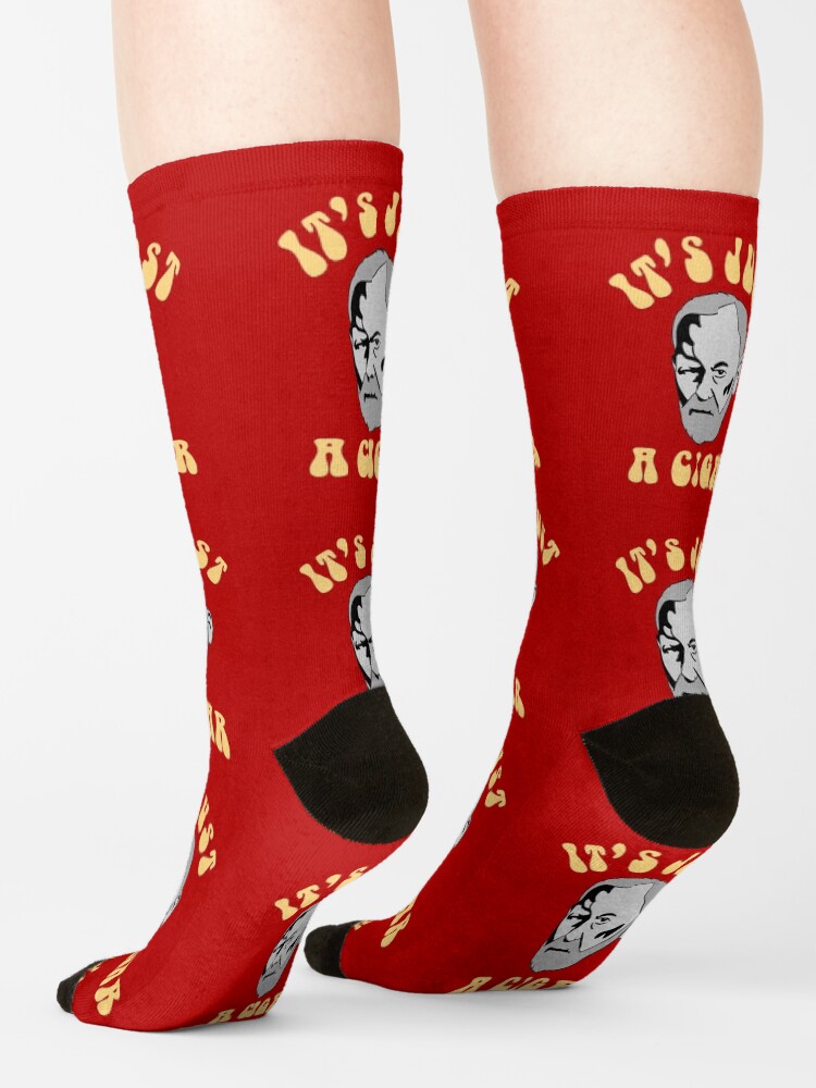 "Freud Its Just A Cigar" Socks for Sale by CanadianUnicorn Redbubble