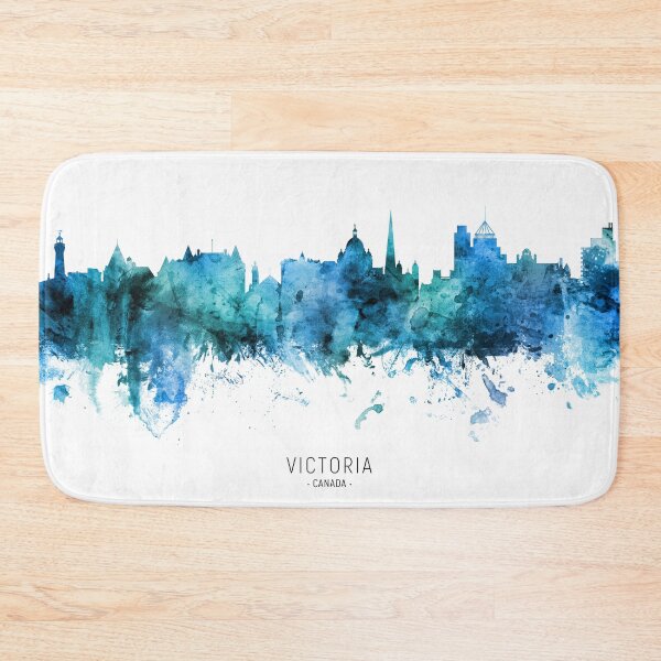 Artikelvorschau, Victoria Canada Skyline entworfen und verkauft von ArtPrints.