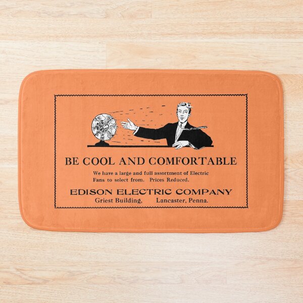 Item preview, BE COOL AND COMFORTABLE - ELECTRIC FAN ADVERT 1940s designed and sold by ThrowbackAds.
