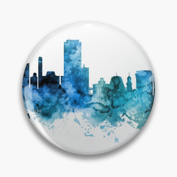 Item preview, Wellington New Zealand Skyline designed and sold by ArtPrints.