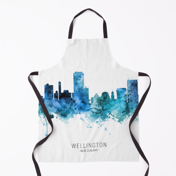 Item preview, Wellington New Zealand Skyline designed and sold by ArtPrints.