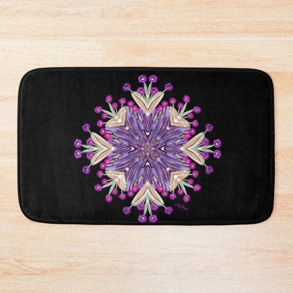 Item preview, Shades of pink wildflowers grow vibrant at nightfall  designed and sold by busyBeanz.