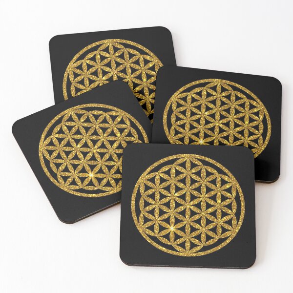 Item preview, golden flower of life designed and sold by piakestore.