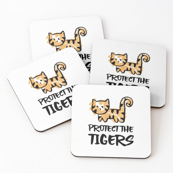 Item preview, Protect the Tigers Doodle Tiger designed and sold by quoteology.