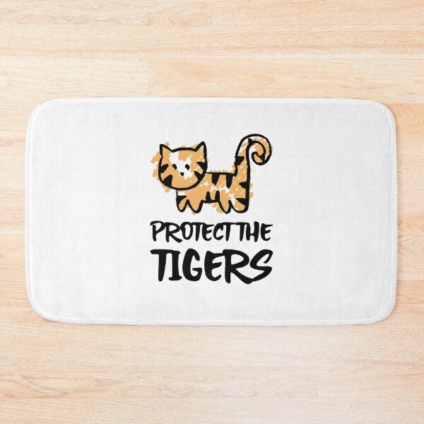 Item preview, Protect the Tigers Doodle Tiger designed and sold by quoteology.