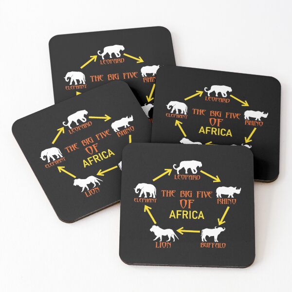 Item preview, The Big Five of Africa designed and sold by TeeZoneZtore.