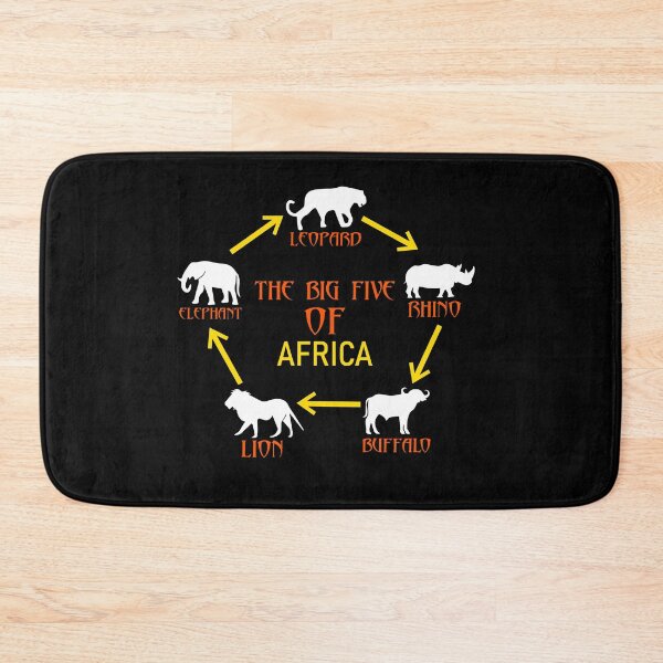 Item preview, The Big Five of Africa designed and sold by TeeZoneZtore.