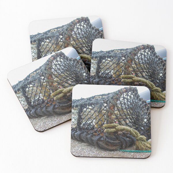 Item preview, Lobster pot on quayside designed and sold by Jenny Burrows.