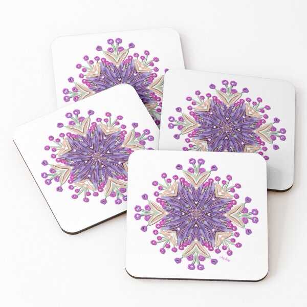 Item preview, Shades of pink wildflowers grow vibrant at sunrise   designed and sold by busyBeanz.