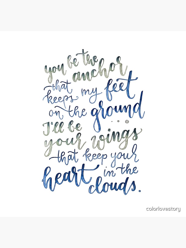 You be the anchor von colorlovestory