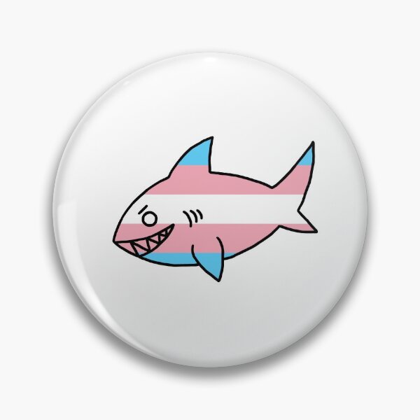 Item preview, Angry Trans Shark designed and sold by Kaytmars.