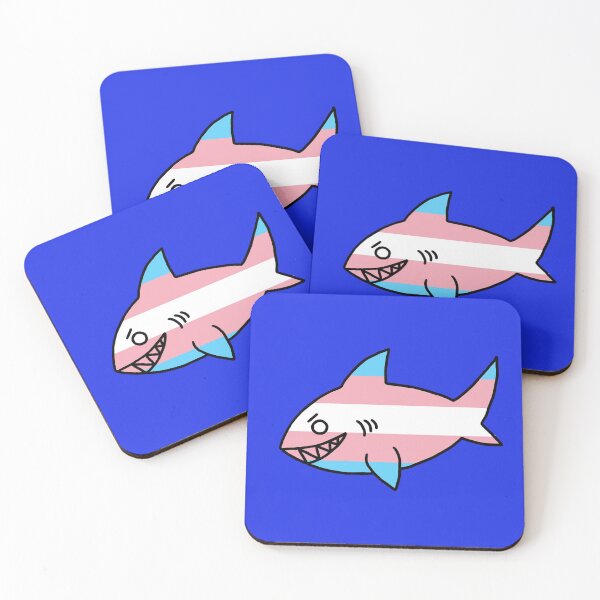 Item preview, Angry Trans Shark designed and sold by Kaytmars.