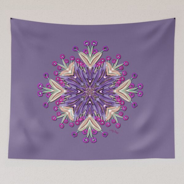 Item preview, Shades of pink wildflowers grow vibrant   designed and sold by busyBeanz.