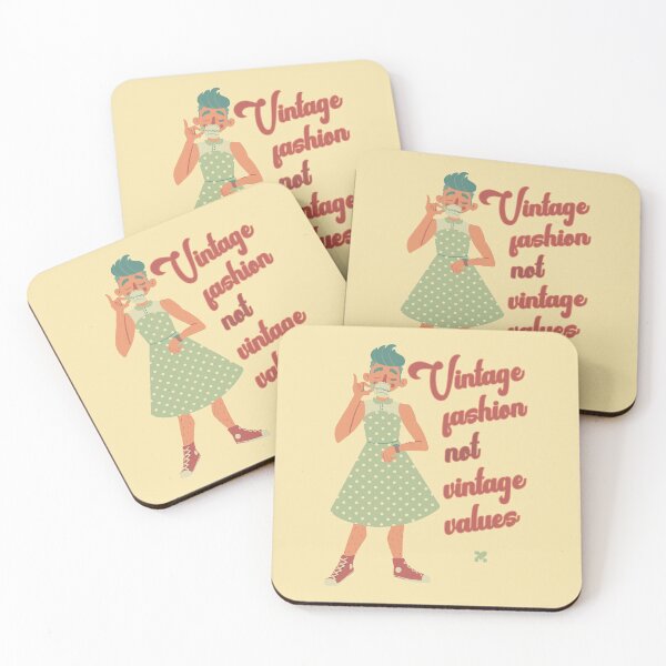 Item preview, Vintage fashion not vintage values designed and sold by tacomstudio.