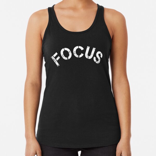 The rock Focus Racerback Tank Top